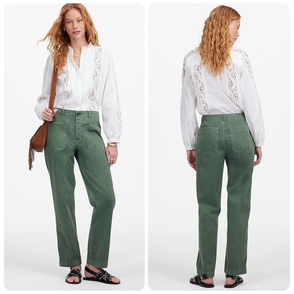 Madewell The Taper-leg Utility Pant in Garment-Dye Twill